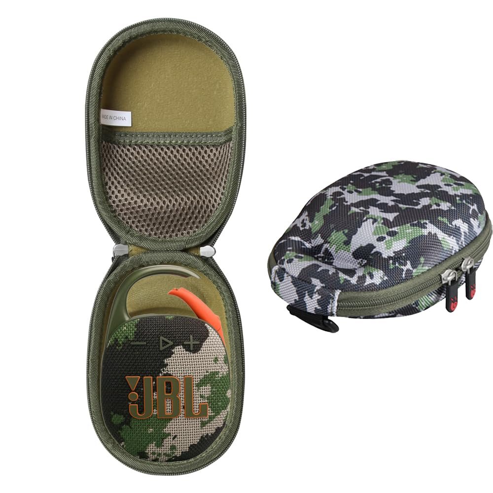 Hermitshell Hard Travel Case for JBL Clip 5 Portable Mini Bluetooth Speaker (Squad)