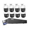 ANNKE 3K PT PoE Camera System, 8pcs IP Security Camera Outdoor, 8CH H.265+ NVR with 4TB HDD, Two-Way-Audio, AI Human Detection, Auto-Tracking Lite, Smart Dual Light, 512GB SD Card Slot, CPT500 view 1
