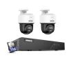 ANNKE 3K PT PoE Camera System, 2pcs IP Security Camera Outdoor, 8CH H.265+ NVR with 2TB HDD, Two-Way-Audio, Auto-Tracking Lite, AI Human Detection, Smart Dual Light, 512GB SD Card Slot, CPT500 view 1