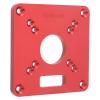 Universal Aluminum Router Table Insert Plate with Flip Trimming Board for Woodworking Benches Compatible with Router Bushing Guides Trim Base Plates view 1