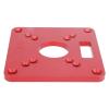 Universal Aluminum Router Table Insert Plate with Flip Trimming Board for Woodworking Benches Compatible with Router Bushing Guides Trim Base Plates view 3