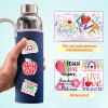 100 Pcs Teacher Stickers Teacher Appreciation Gifts Bulk Vinyl Waterproof Stickers for Laptop Water Bottle Back to School Supplies view 4