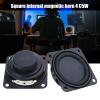 2Pcs 52mm 4Ohm 5W Portable Speakers 2inch 16 Cores Small Full Ranges Rubber Side Inner Speakers Replacement view 2