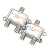 BlueRigger 2-Way Coaxial Cable Splitter 2 Pack (RG6 Two Way Mini Diplexer, F-Type, 2.3GHZ 5-2300MHz) Digital Signal Female Coax Splitter - Works with Satellite, Antenna, HDTV, Cable TV, Dish, CATV view 1