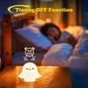 UNEEDE Sitting Penguin Night Light Silicone Touch Lamp, USB Rechargeable, Dimmable Nursery Light & Decoration, Squishy Night Light Cute Animal Lamp view 4