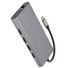 11 in 1 Type C Hub Docking Station, Aluminum Alloy Multi Function Adapter with 4K, VGA, Ethernet, 100W PD Charging, USB 3.0, Card Reader, 3.5mm Audio for MacBook, XPS view 3