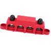 2pcs Black Red 4 Stud Power Distribution Block Marine Bus Bar with Cover for Car RV Yacht 5/16in Stud The Maximum Voltage 48v of 5a and Block Box Features Terminal Current view 2