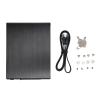 2.5 Inch HDD Enclosure, Aluminium Alloy Construction, 6Gbps Transfer Rate, with Mechanical Lock Function and LED Indicator, for Computer Hard Drive Upgrade Hard Disk Not Incl view 1