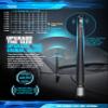 TEKK Carbon Fiber Short Antenna Compatible with 2015-2026 Chevy Colorado / 7.9 Inches Premium Flexible Rubber/Designed for Enhance FM/AM Radio Signal Reception view 3
