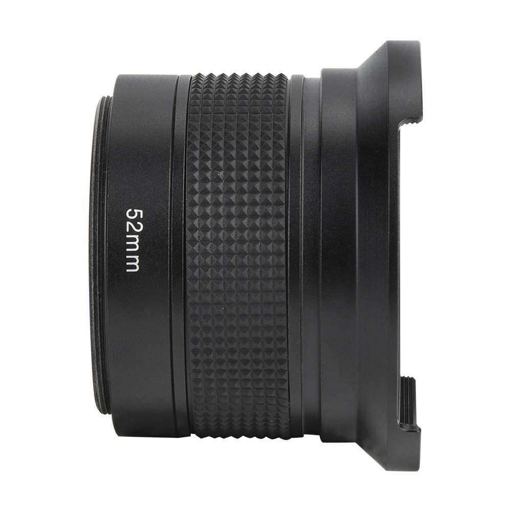 52mm 0.35X Universal Wide Angle Fis Lens with Lens Storage Pouch for SLR DSLR Versatile Lens to Camera Lens Making It with Including Ensu and