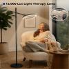 GLOWRIUM 12000 Lux Light Therapy Lamp, Full Spectrum LED UV-Free Sun Lamp view 2