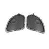 Cnoula11 2pcs Rear Grill Speaker Cover Mesh Metal Black Motorbike for Harley Davidson Road Glide FLTRX view 2