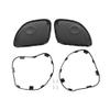 Cnoula11 2pcs Rear Grill Speaker Cover Mesh Metal Black Motorbike for Harley Davidson Road Glide FLTRX view 3