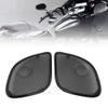 Cnoula11 2pcs Rear Grill Speaker Cover Mesh Metal Black Motorbike for Harley Davidson Road Glide FLTRX view 4