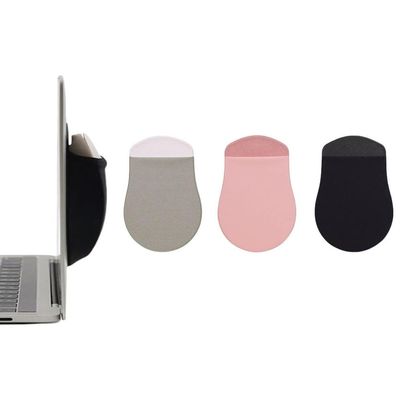 3pcs Mouse Pouches, Slim Mouse Holder,Universal Stick-On Mouse Pouch Reusable Adhesive Mouse Holders Mouse Pockets Mouse Sleeve for Laptop, Computer Mouse Holder