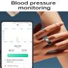 Smart Ring for Men Women Ceramics Smart Ring Blood Pressure Monitor Heart Rate Monitor Sleep Tracker Health Ring Fitness Tracker Pedometer Calories Step Counter Waterproof Compatible with iOS Android view 2