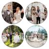 Round Card Custom USB Flash Drive, Personalized Circle Shaped USB Drives for Business Promotions, Wedding Favors, Corporate Gifts, Brand Events, Optional Custom Packaging (8GB,50PCS) view 2