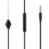 Air Tube Security Earpiece with Mic, Professional Noise Canceling Headset for Driving and Exercising, Compatible with iOS (Black line White Tube view 3