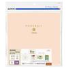 Hakuba (Amazon.co.jp Exclusive) HAKUBA Paper Square Mount No. 1770 AZ 2L Size 3 Sides (3 Corners) Pink Thin Simple Design Vertical and Horizontal Photo Mount Paper Frame AMZM1770-2L-3PK 4977187002720 view 1