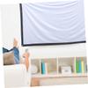 DOITOOL High Definition Projector Screen Set Crease Polyester Screen for Home Theater Schools Offices Wedding Church view 2