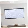 DOITOOL High Definition Projector Screen Set Crease Polyester Screen for Home Theater Schools Offices Wedding Church view 3