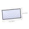 DOITOOL High Definition Projector Screen Set Crease Polyester Screen for Home Theater Schools Offices Wedding Church view 4
