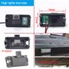 1280 * 720 Pixel Car Rear View Backup Camera Replacement for Seat Altea Arosa Ibiza 6L Leon Facelift Cordoba MK1 Cordoba MK2 Toledo 5P Waterproof Night Vision view 4