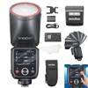 Godox V100-S Camera Flash for Sony,100Ws TTL Round Head Speedlite,400-Full-Power-Flashes,Touch Screen 2.4G Wireless X System for A77II,A99,A77,DSC-RX10,A6000,A7R,A6400,A7RII,A7RIII,A7M3,A9 view 1