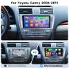8 Core 6G+128G Car Stereo for Toyota Camry 2006-2011 with Wireless Carplay Android Auto, 9 Inch IPS Touch Screen Radio, GPS Navi, WiFi, Bluetooth 5.0, SWC, EQ, DSP + Backup Camera view 3