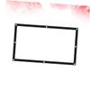 Housoutil Sturdy Fiber Projection Screen Retractable Screen for Office Classroom Conference view 2