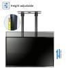 Adjustable TV Stand And Wall Mount - TV Lift TV Mount, For 60-120 Inch TV Screen Double Pole Ceiling Hanger, Height Adjustable Tilt Ceiling TV Mount, Tilting Telescopic Ceiling TV Mount(1-2.6m) view 3