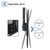 Adjustable TV Stand And Wall Mount - TV Lift TV Mount, For 60-120 Inch TV Screen Double Pole Ceiling Hanger, Height Adjustable Tilt Ceiling TV Mount, Tilting Telescopic Ceiling TV Mount(1-2.6m) view 4