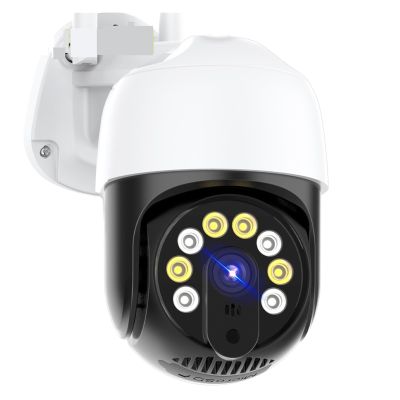 Cameras for Home Security 4K 8MP IP Camera 5MP Outdoor Speed Dome Camera Auto Tracking Security PTZ Cam Home Wireless CCTV Surveillance Monitor with Motion Detection(1080P NO Card)