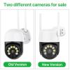 Cameras for Home Security 4K 8MP IP Camera 5MP Outdoor Speed Dome Camera Auto Tracking Security PTZ Cam Home Wireless CCTV Surveillance Monitor with Motion Detection(1080P NO Card) view 2