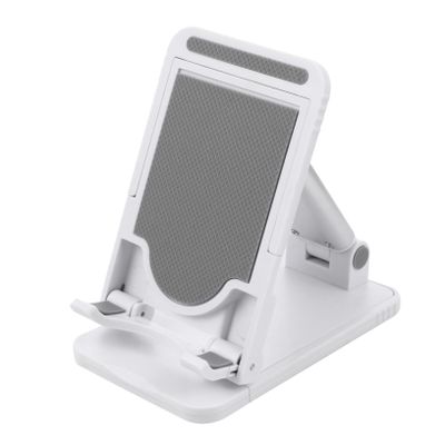 Angoily Adjustable Cell Phone Stand Heavy Duty Phone Holder Desk Pad Bracket Comfortable Silicone Pad Ideal for Multiple Scenarios