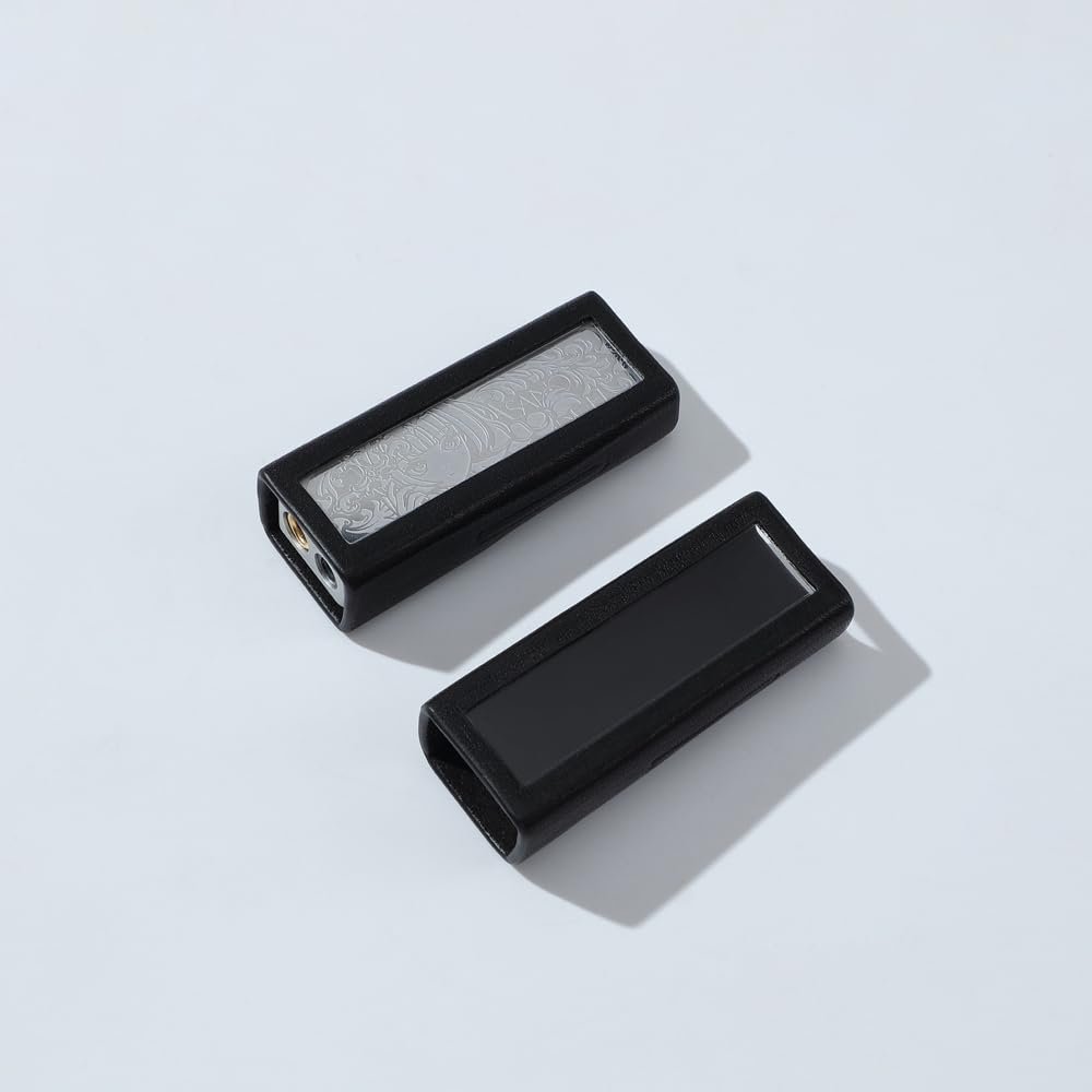 Full Protective Leather Shell Skin Case Cover for TANCHJIM Luna Portable USB DAC AMP (Black)