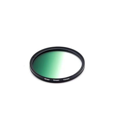 37/40.5/43/46/49/52/55/58/62/67/72/77/82mm Graduated Color Filters Gradual Color Neutral Density Camera Lens Filter Red Orange Yellow Green Blue Purple Grey Graduated Color Filters (Green,72mm)