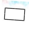 DOITOOL 1pc Portable Projector Screen Anti-Crease White Projection Screen for Home Theater Office and Outdoor Use Durable Fiber Material Aspect Ratio view 2