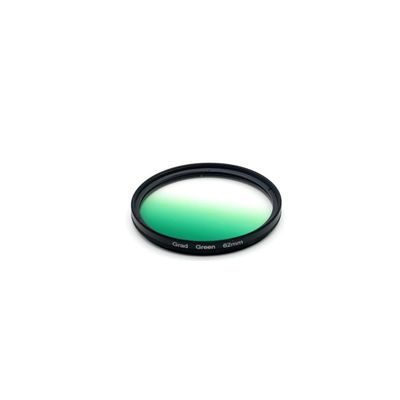 37/40.5/43/46/49/52/55/58/62/67/72/77/82mm Graduated Color Filters Gradual Color Neutral Density Camera Lens Filter Red Orange Yellow Green Blue Purple Grey Graduated Color Filters (Green,62mm)