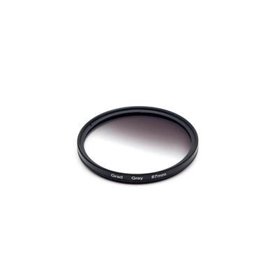 37/40.5/43/46/49/52/55/58/62/67/72/77/82mm Graduated Color Filters Gradual Color Neutral Density Camera Lens Filter Red Orange Yellow Green Blue Purple Grey Graduated Color Filters (Grey,67mm)