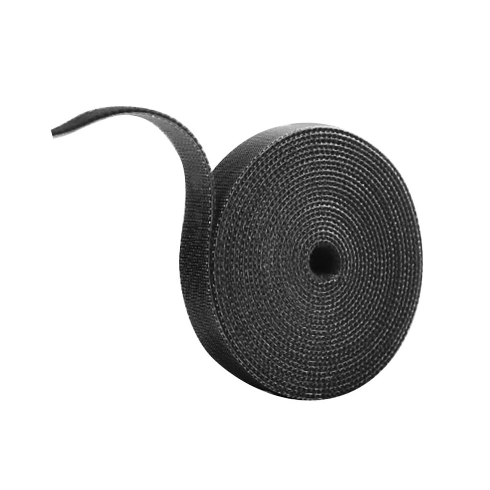 Angoily 1m Reusable Cable Tie Wrap Cord Organizer for Home Office Strong Hook Loop Design for Efficient Cable Management for Electronics Appliances Black