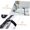 Angoily 1m Reusable Cable Tie Wrap Cord Organizer for Home Office Strong Hook Loop Design for Efficient Cable Management for Electronics Appliances Black view 4