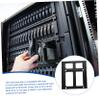 Angoily 1set Hard Drive Mounting Bracket Kit for Dual Ssd Installation Compatible Drives Easy to Install Desktop Cases Includes Power Adapter and Cables view 4