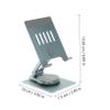 Angoily 360degree Adjustable Folding Phone Stand Holder Portable Rotatable Tablet Desk Mount for Work Travel Compatible with Smartphones and Tablets Lightweight Multi-Functional Design view 2