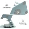 Angoily 360degree Adjustable Folding Phone Stand Holder Portable Rotatable Tablet Desk Mount for Work Travel Compatible with Smartphones and Tablets Lightweight Multi-Functional Design view 3