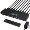 4K@60Hz HDMI Switch 8 in 1 Out, HDMI Switcher Selector Box with IR Remote Control, Support 4K 60Hz Ultra HDR HDCP 3D for Xbox PS5 PS4 Xbox PC Laptop view 1