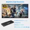 4K@60Hz HDMI Switch 8 in 1 Out, HDMI Switcher Selector Box with IR Remote Control, Support 4K 60Hz Ultra HDR HDCP 3D for Xbox PS5 PS4 Xbox PC Laptop view 4