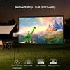 Aurzen BOOM mini Google TV Outdoor Smart Projector with Voice Control, Family Mode, 20W Dolby Audio, WiFi & Bluetooth, 4K Supported Movie Projector for Backyard/Bedroom/Home Theater/Ceiling, Off-white view 4