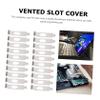 Angoily 20pcs Pci Slot Cover for Custom Hard Steel Pci Blank Bracket Vented Expansion Plate Heat Dissipation view 3