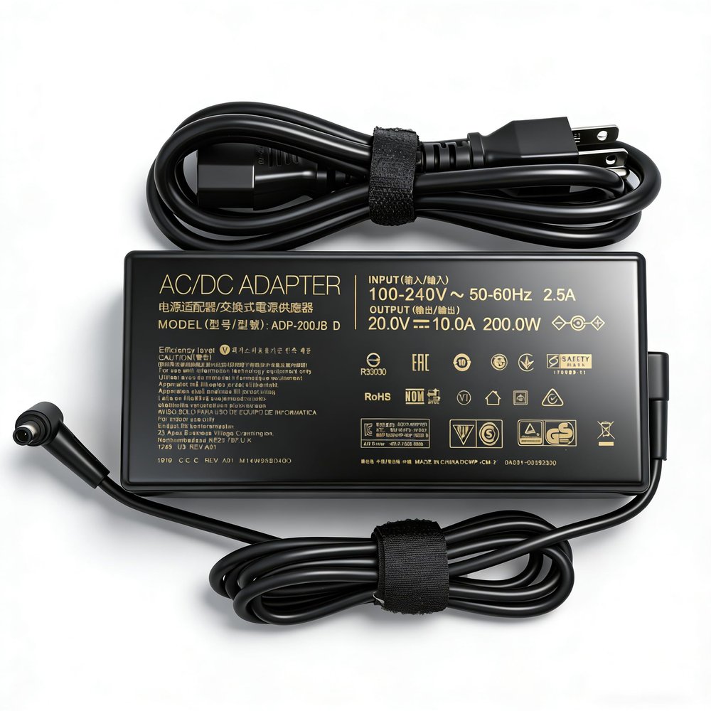 200W AC Charger Fit for Asus TUF F15 FX506 FX505 FX517 FX516 FX506 FX507 F17 FX705 FX707 FX766 A15 FA507 FA506 FA566 Laptop Power Supply
